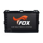 مانیتور فابریک خودرو تویوتا پرادو 2007 مدل 9 اینچ اندروید فاکس (FOX)