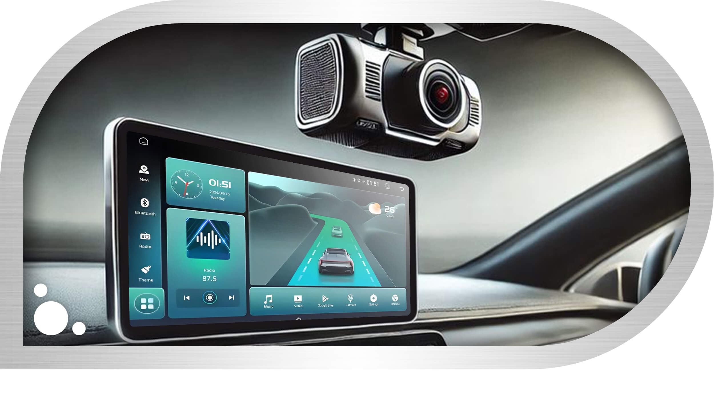 دوربین ثبت وقایع خودرو - dvr خودرو - جی دی ماکت